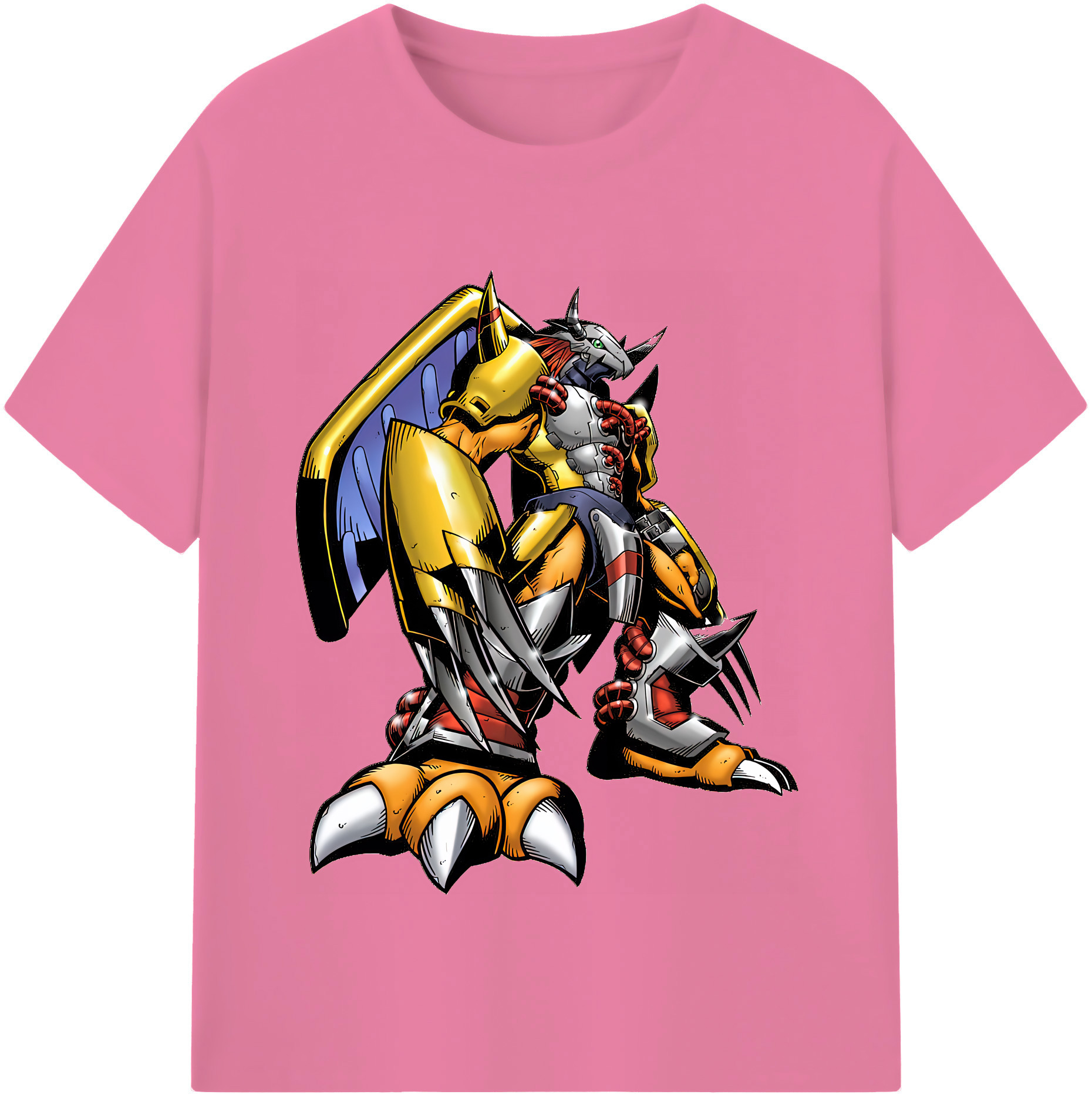 （画像用） Digimon デジタルモンスター/デジモン 綿100％半袖Tシャツ（フロントプリント）